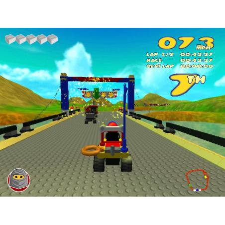 اسکرین شات(تصویر گیم پلی) بازی LEGO Racers 2 برای PS2