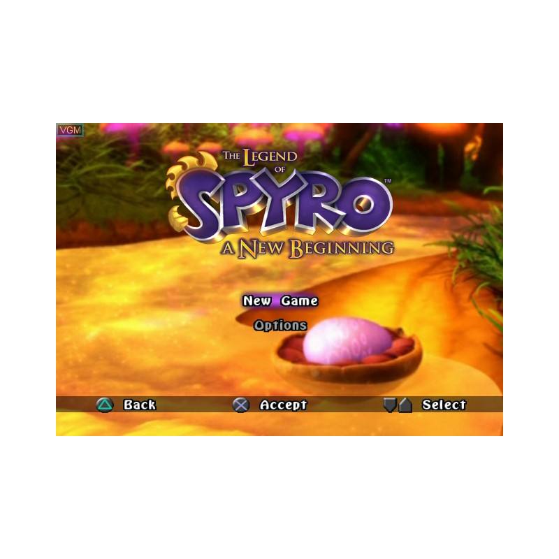 اسکرین شات(تصویر گیم پلی) بازی The Legend of Spyro A New Beginning برای PS2