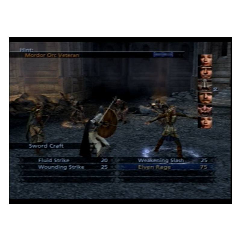 اسکرین شات(تصویر گیم پلی) بازی The Lord of the Rings The Third Age برای PS2