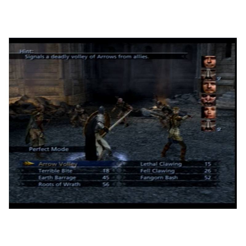 اسکرین شات(تصویر گیم پلی) بازی The Lord of the Rings The Third Age برای PS2