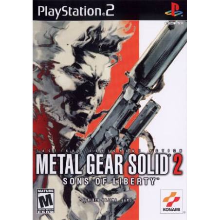 کاور بازی Metal Gear Solid 2 Sons of Liberty برای PS2
