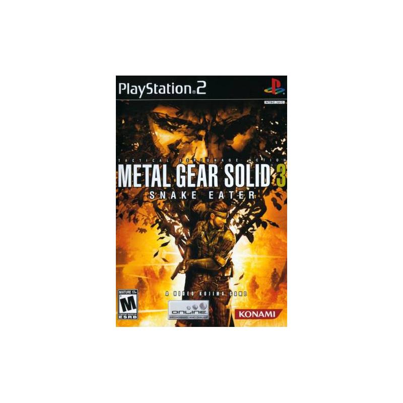 کاور بازی Metal Gear Solid 3 Snake Eater برای PS2