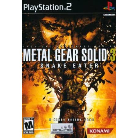 کاور بازی Metal Gear Solid 3 Snake Eater برای PS2