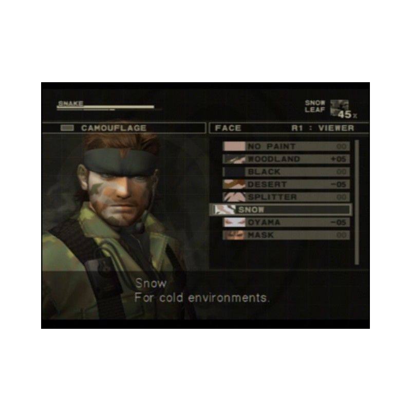اسکرین شات(تصویر گیم پلی) بازی Metal Gear Solid 3 Snake Eater برای PS2
