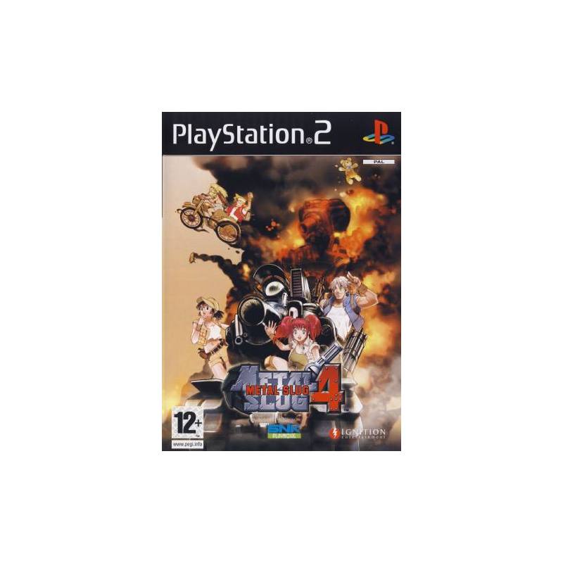 کاور بازی Metal Slug 4 برای PS2