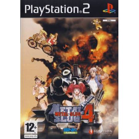 کاور بازی Metal Slug 4 برای PS2