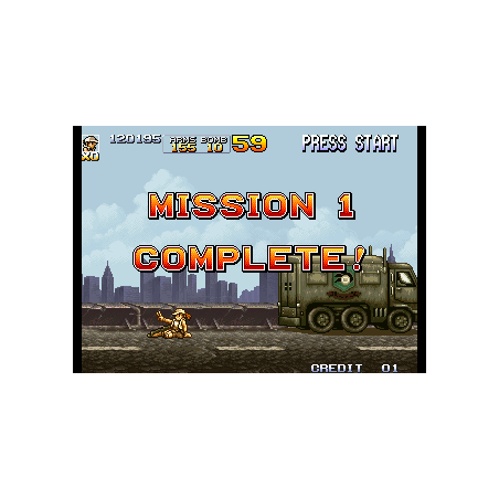 اسکرین شات(تصویر گیم پلی)  بازی Metal Slug 4 برای PS2