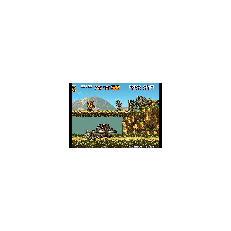اسکرین شات(تصویر گیم پلی)  بازی Metal Slug 5 برای PS2