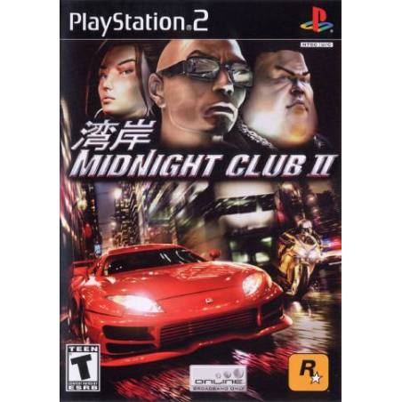 کاور بازی Midnight Club II برای PS2