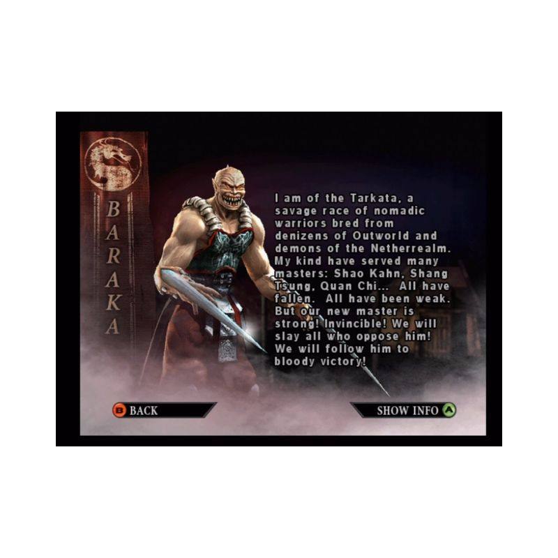 اسکرین شات(تصویر گیم پلی) بازی Mortal Kombat Deception برای PS2