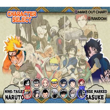 اسکرین شات(تصویر گیم پلی) بازی Naruto Ultimate Ninja برای PS2