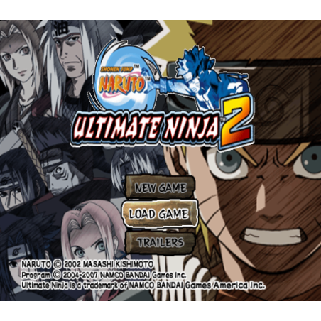 اسکرین شات(تصویر گیم پلی) بازی Naruto Ultimate Ninja 2 برای PS2