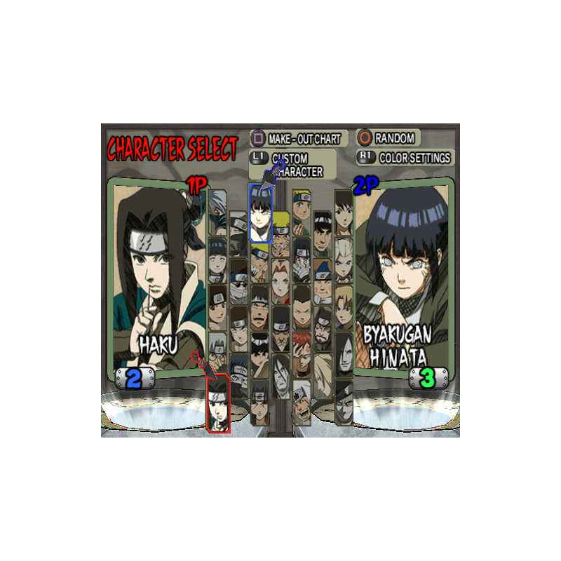 اسکرین شات(تصویر گیم پلی) بازی Naruto Ultimate Ninja 2 برای PS2