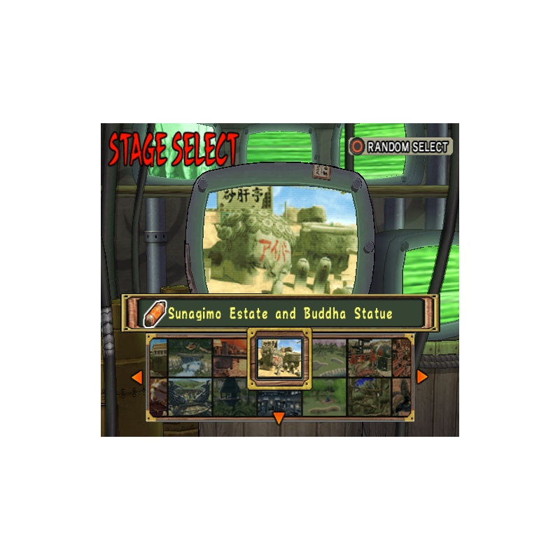 اسکرین شات(تصویر گیم پلی) بازی Naruto Ultimate Ninja 2 برای PS2