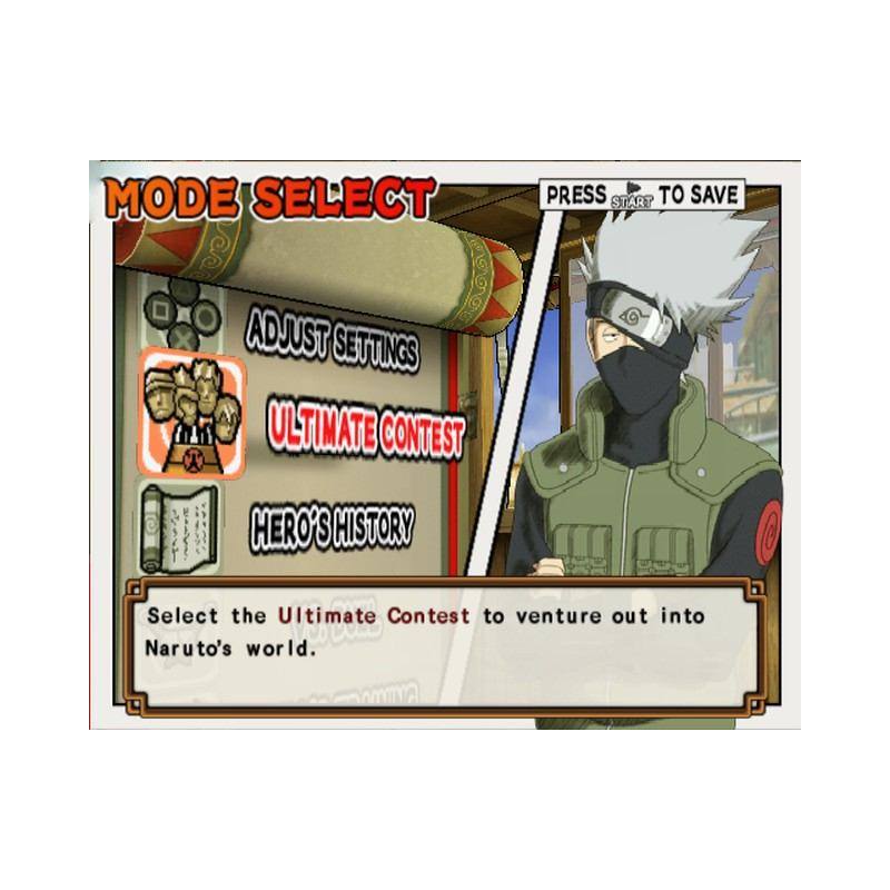 اسکرین شات(تصویر گیم پلی) بازی Naruto Ultimate Ninja 3 برای PS2