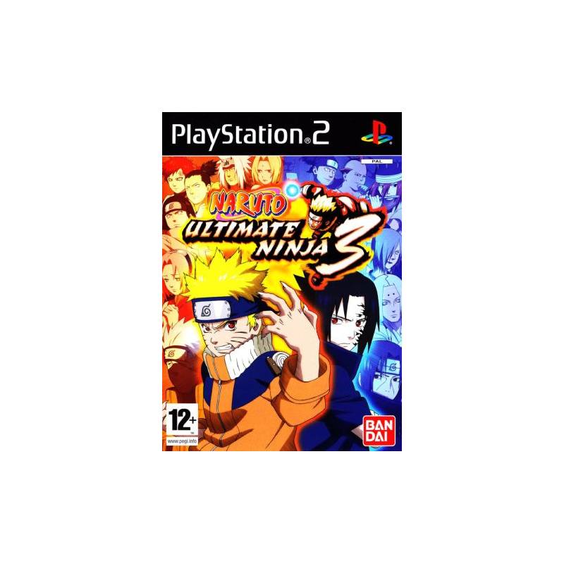 کاور بازی Naruto Ultimate Ninja 3 برای PS2