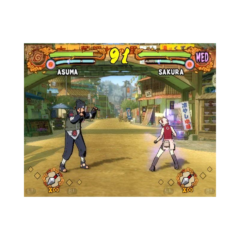 اسکرین شات(تصویر گیم پلی)  بازی Naruto Shippuden Ultimate Ninja 4 برای PS2