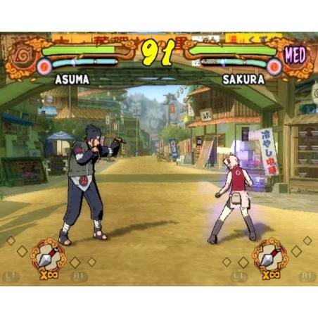 اسکرین شات(تصویر گیم پلی)  بازی Naruto Shippuden Ultimate Ninja 4 برای PS2