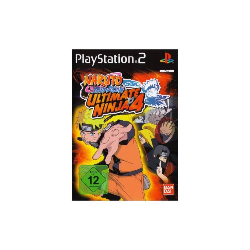 کاور بازی Naruto Shippuden Ultimate Ninja 4 برای PS2