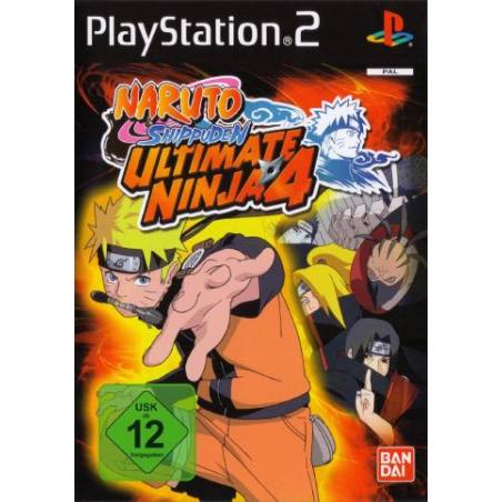 کاور بازی Naruto Shippuden Ultimate Ninja 4 برای PS2