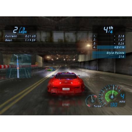 اسکرین شات(تصویر گیم پلی) بازی Need for Speed Underground برای PS2