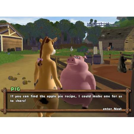 اسکرین شات(تصویر گیم پلی) بازی Nickelodeon Barnyard برای PS2