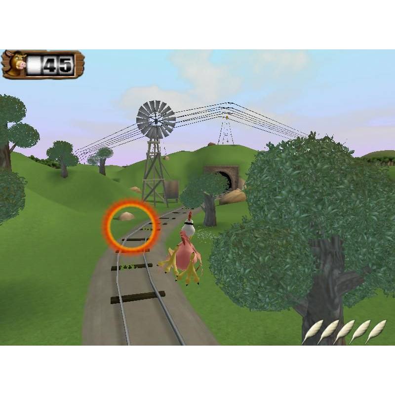 اسکرین شات(تصویر گیم پلی) بازی Nickelodeon Barnyard برای PS2