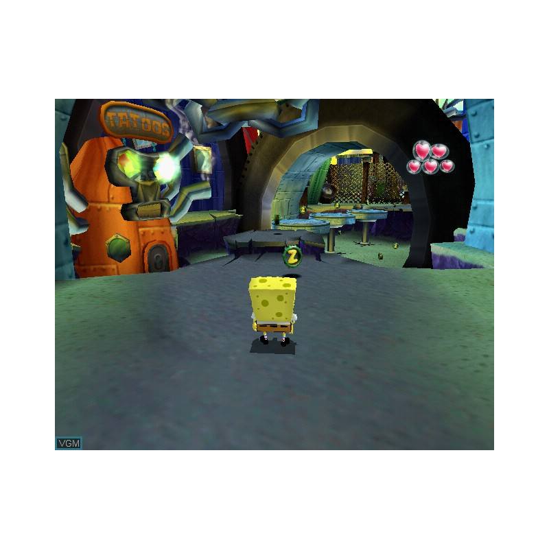 اسکرین شات(تصویر گیم پلی) بازی SpongeBob Squarepants Creature from the Krusty Krab برای PS2