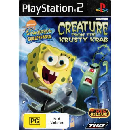 کاور بازی SpongeBob Squarepants Creature from the Krusty Krab برای PS2