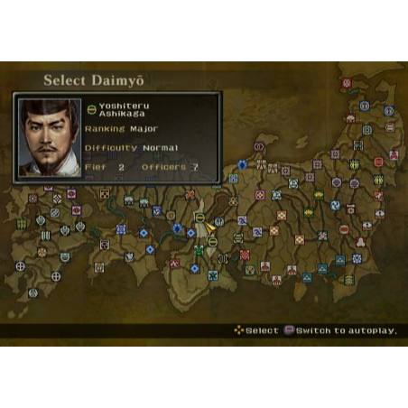 اسکرین شات(تصویر گیم پلی) بازی Nobunaga's Ambition Rise to Power برای PS2