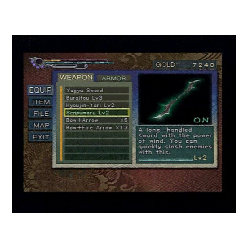 کاور بازی Onimusha 2 Samurai's Destiny برای PS2