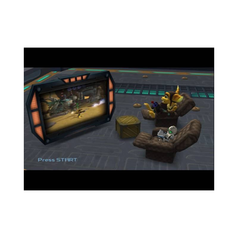 اسکرین شات(تصویر گیم پلی) بازی Ratchet & Clank Going Commando برای PS2