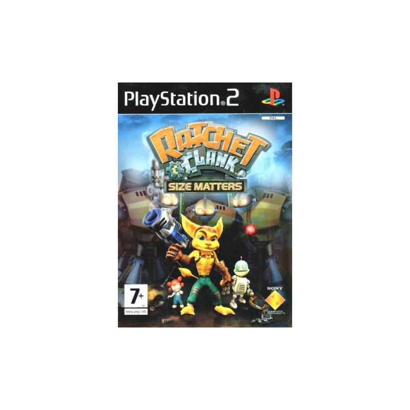کاور بازی Ratchet & Clank Size Matters برای PS2