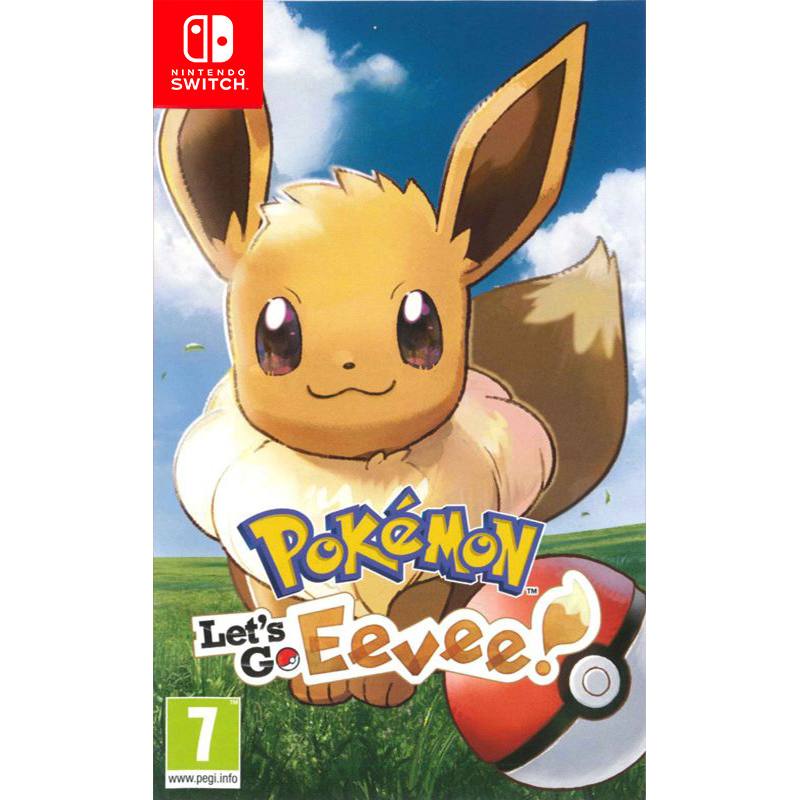 کاور بازی Pokémon Let’s Go Eevee برای نینتندو سوییچ