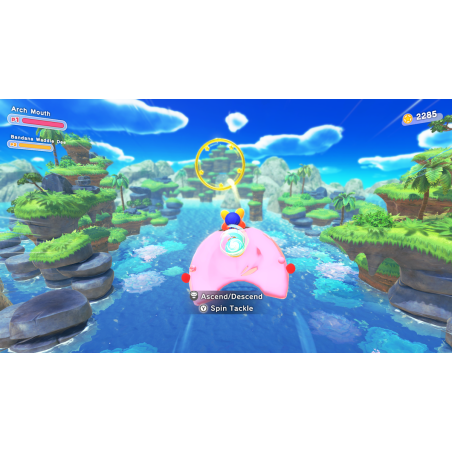 اسکرین شات (تصویر گیم پلی) بازی Kirby and the Forgotten Land نسخه نینتندو سوییچ (Nintendo Switch)