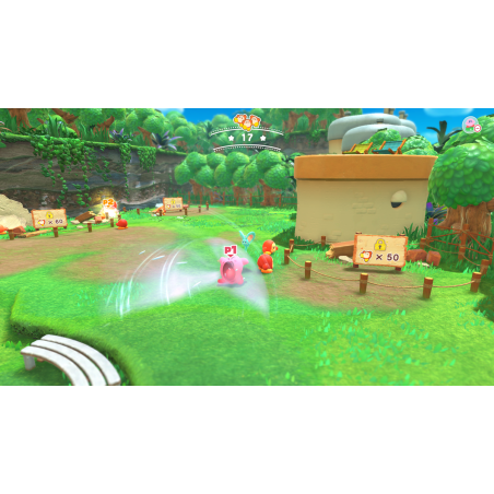 اسکرین شات (تصویر گیم پلی) بازی Kirby and the Forgotten Land نسخه نینتندو سوییچ (Nintendo Switch)