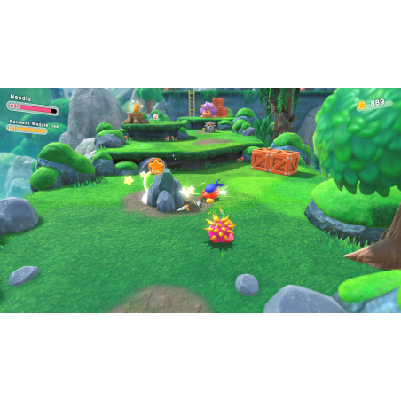 اسکرین شات (تصویر گیم پلی) بازی Kirby and the Forgotten Land نسخه نینتندو سوییچ (Nintendo Switch)