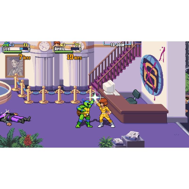 اسکرین شات (تصویر گیم پلی) بازی Teenage Mutant Ninja Turtles Shredders Revenge نسخه نینتندو سوییچ (Nintendo Switch)