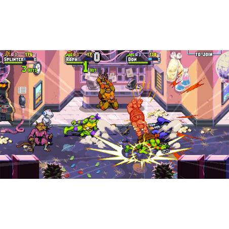 اسکرین شات (تصویر گیم پلی) بازی Teenage Mutant Ninja Turtles Shredders Revenge نسخه نینتندو سوییچ (Nintendo Switch)