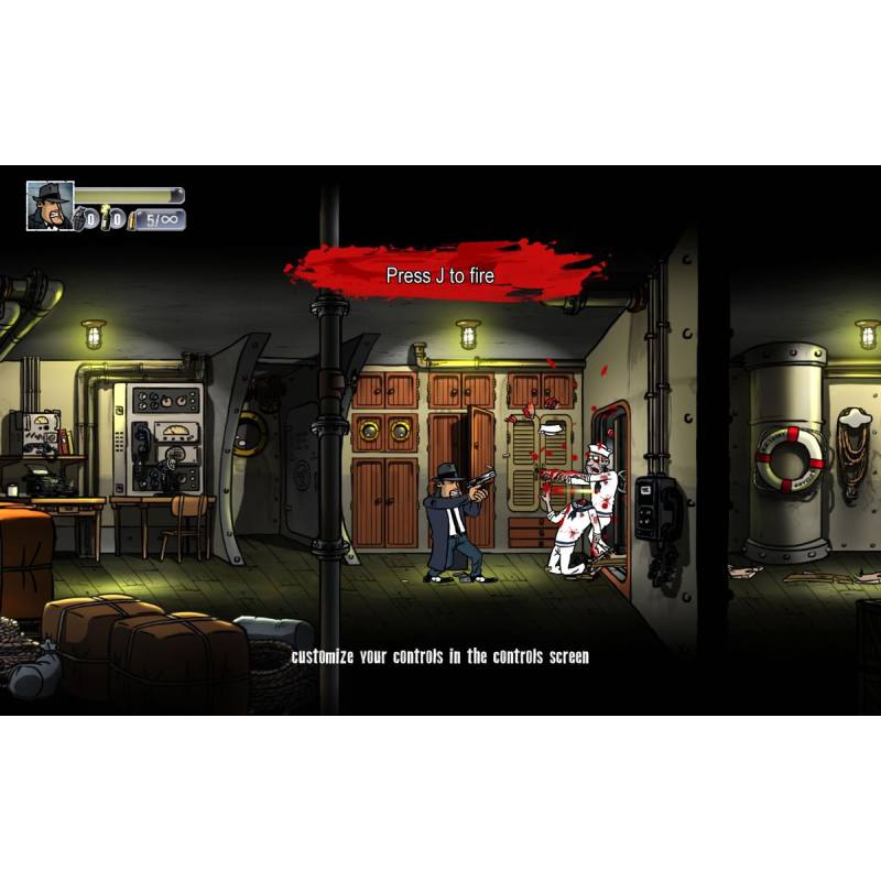 اسکرین شات (تصویر گیم پلی) بازی Guns Gore and Cannoli نسخه نینتندو سوییچ (Nintendo Switch)