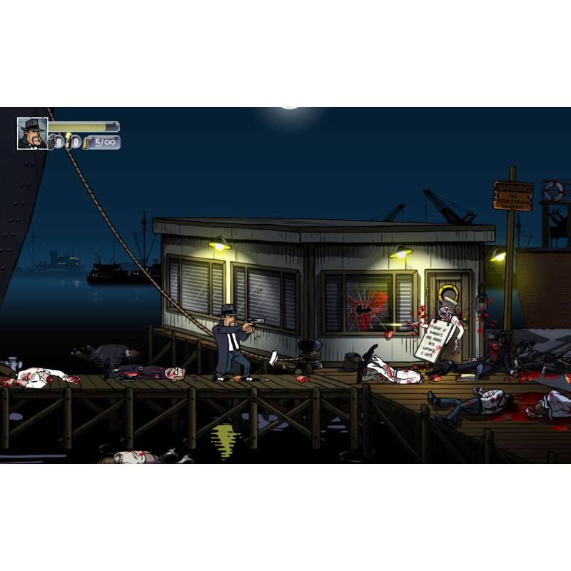 اسکرین شات (تصویر گیم پلی) بازی Guns Gore and Cannoli نسخه نینتندو سوییچ (Nintendo Switch)