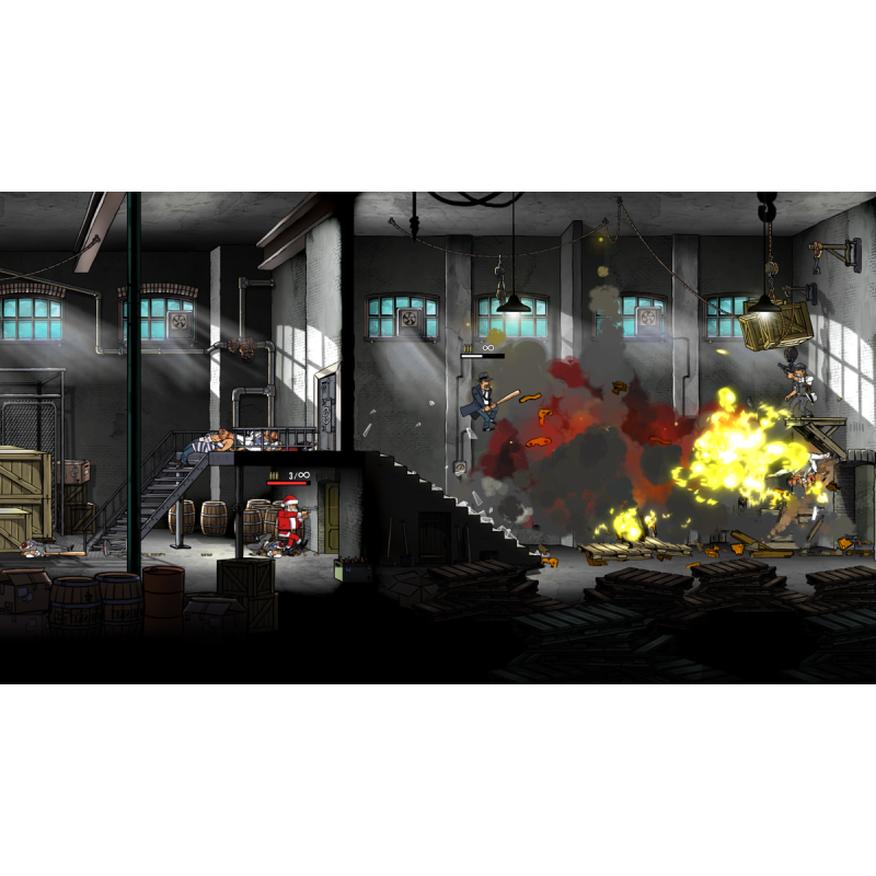 اسکرین شات (تصویر گیم پلی) بازی Guns Gore and Cannoli 2 نسخه نینتندو سوییچ (Nintendo Switch)