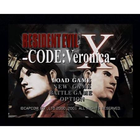 اسکرین شات(تصویر گیم پلی) بازی Resident Evil Code Veronica X برای PS2