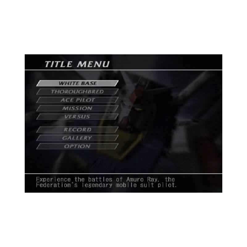 اسکرین شات(تصویر گیم پلی)  بازی Mobile Suit Gundam Encounters in Space برای PS2