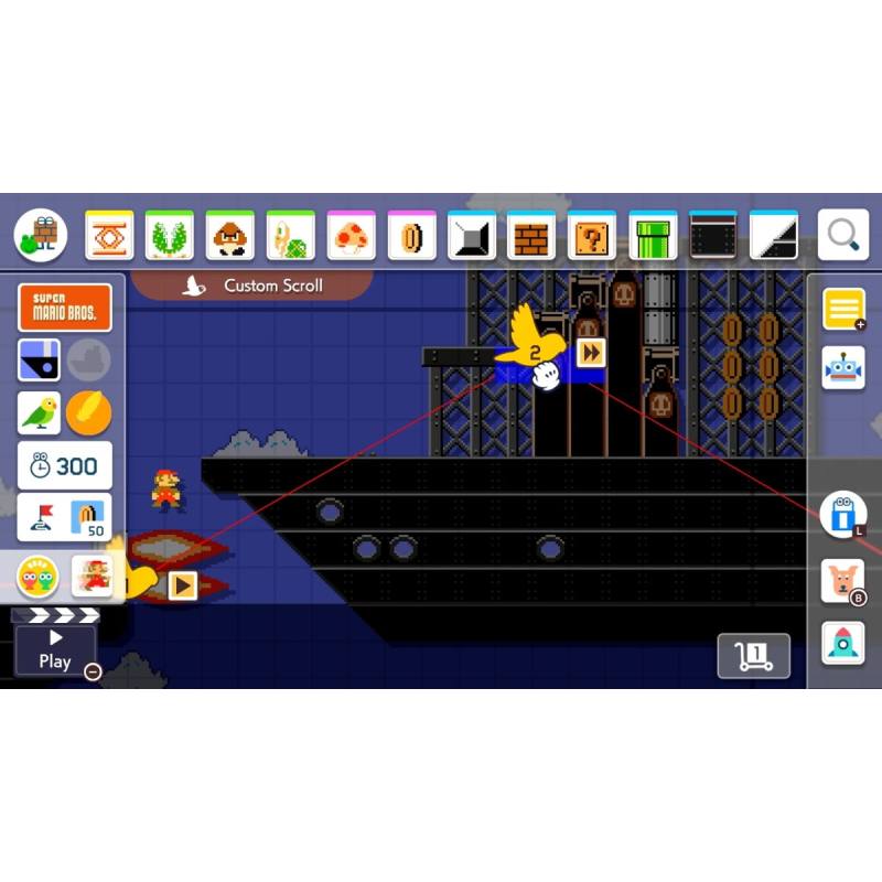 اسکرین شات (تصویر گیم پلی) بازی Mario Maker 2 نسخه نینتندو سوییچ (Nintendo Switch)