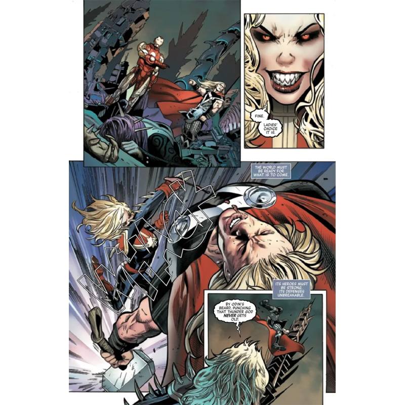 نمونه ی تصویر کمیک بوک All-Out Avengers