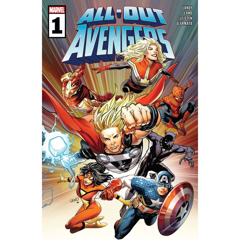 تصویر جلد کمیک بوک All-Out Avengers