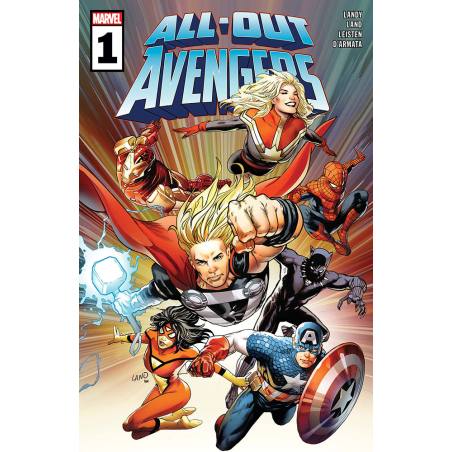تصویر جلد کمیک بوک All-Out Avengers