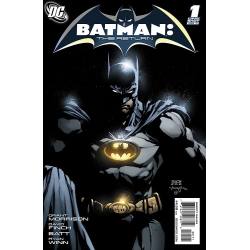 تصویر جلد کمیک بوک Batman The Return (One Shot)