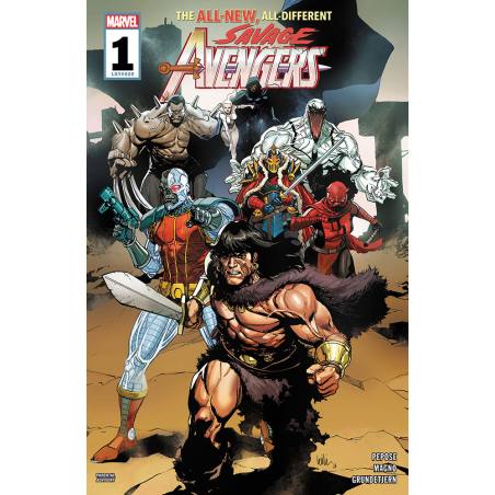 تصویر جلد کمیک بوک Savage Avengers (2022)